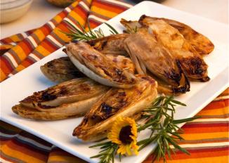 Grilled Endive with Balsamic Rosemary Marinade