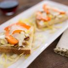 Endive and Apricot Tartines