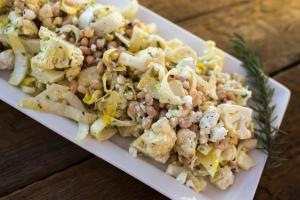 Cauliflower, White Bean, Endive & Feta Salad