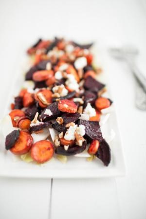 Roasted Beet and Carrot Salad