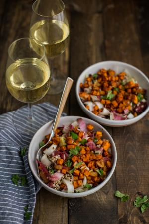 Sweet Potato, Endive & Quinoa Salad